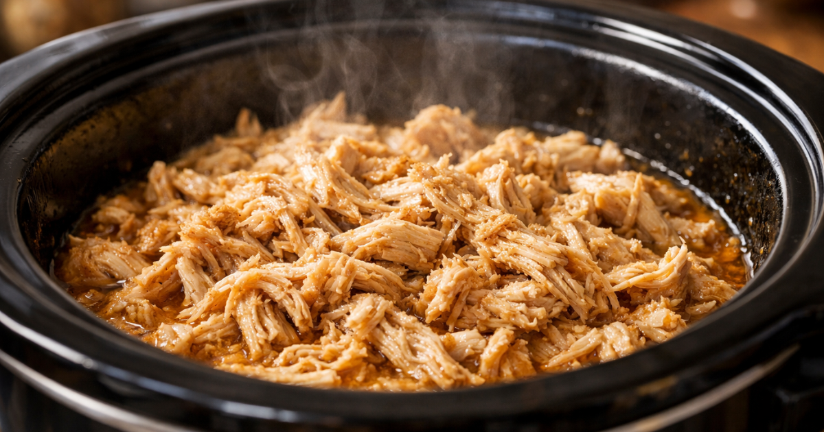 Crockpot Shredded Chicken