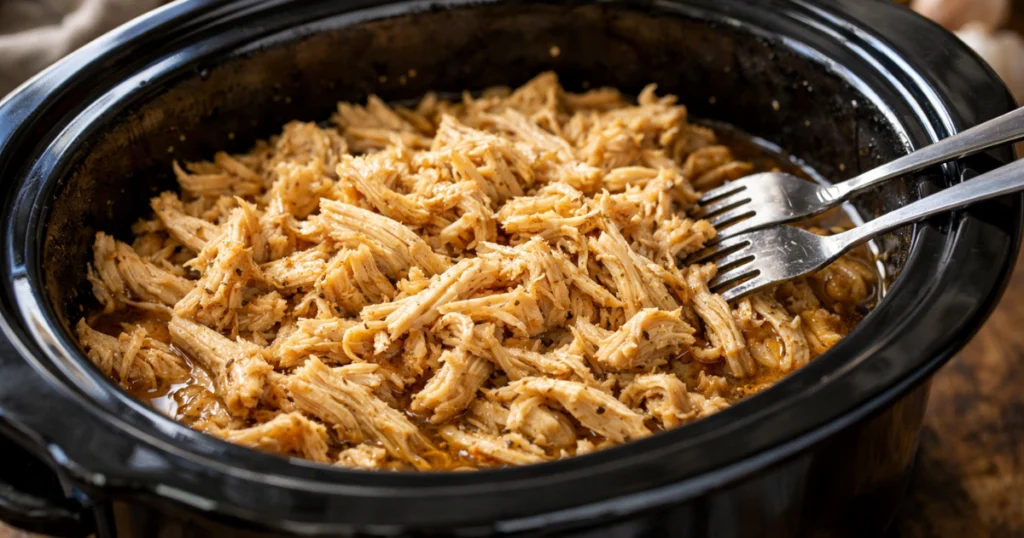 Crockpot Shredded Chicken