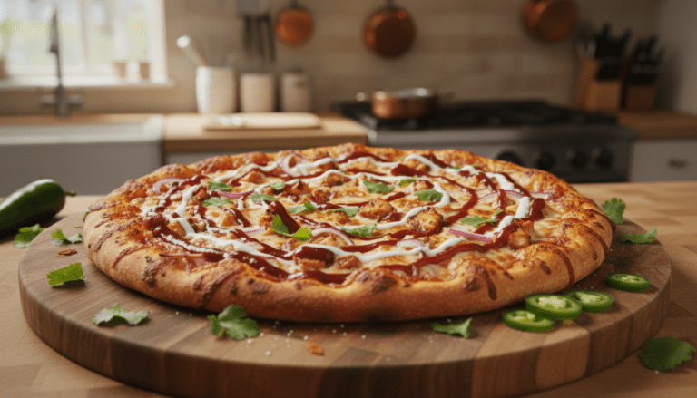 easy bbq chicken pizza