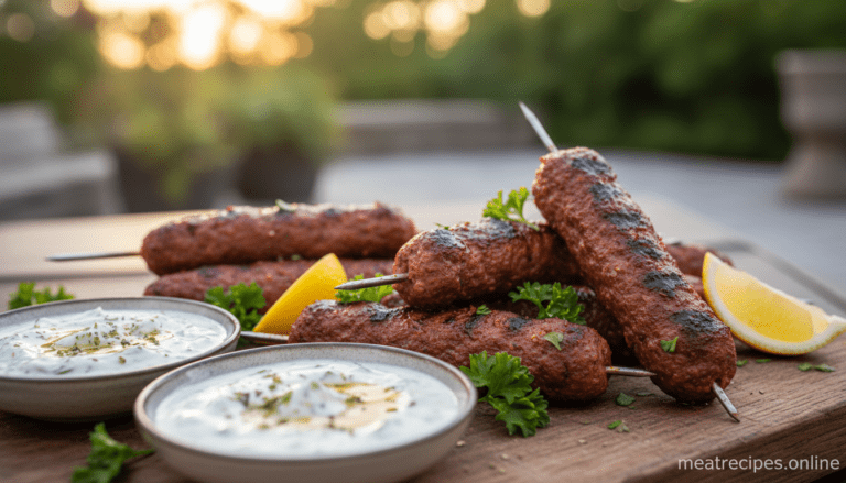 ground lamb kebabs