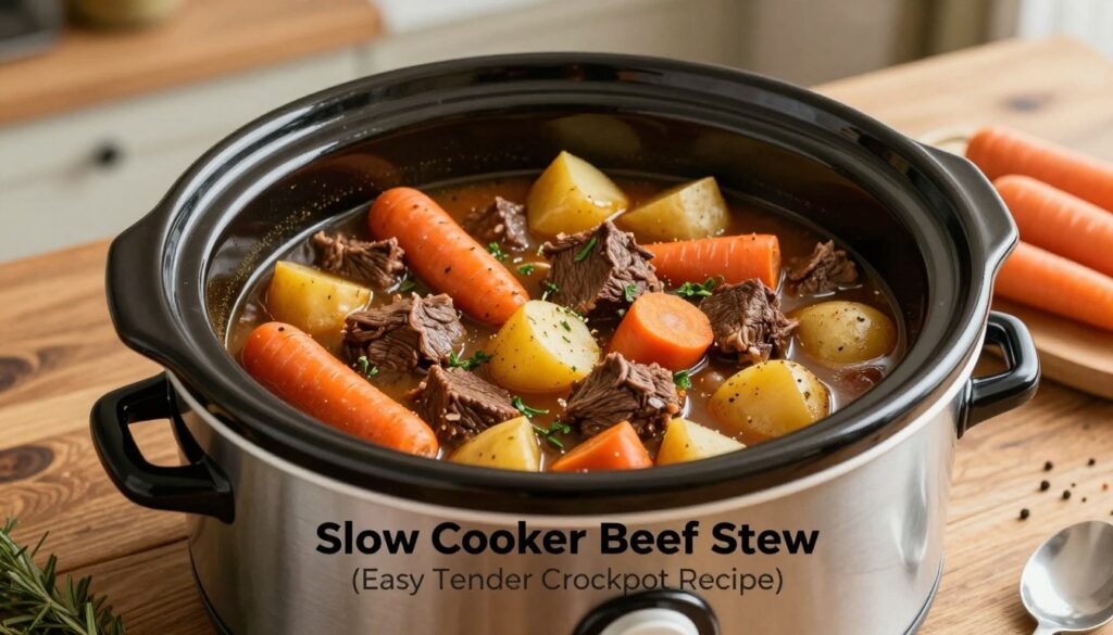 slow cooker beef stew