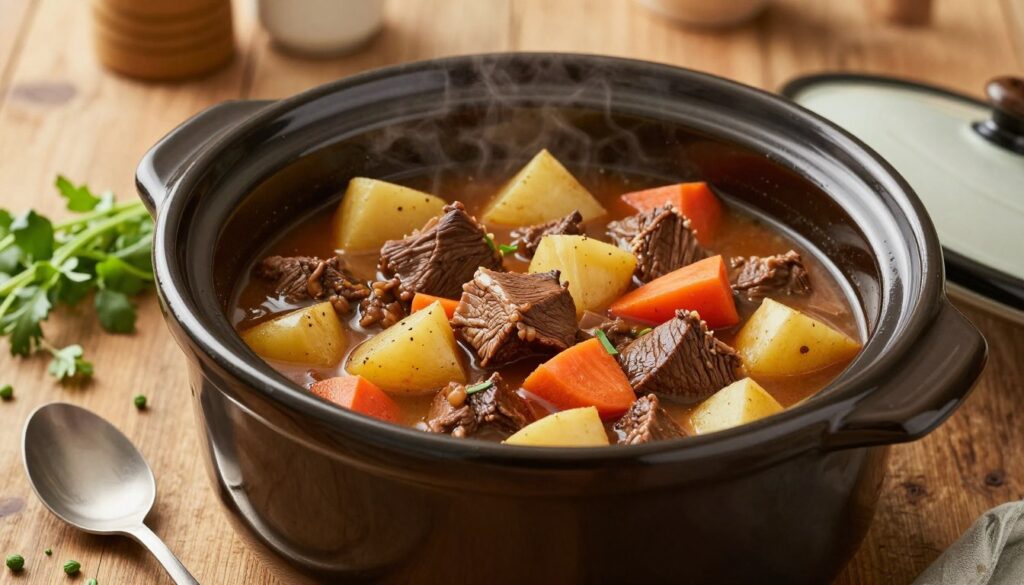 stew meat crock pot