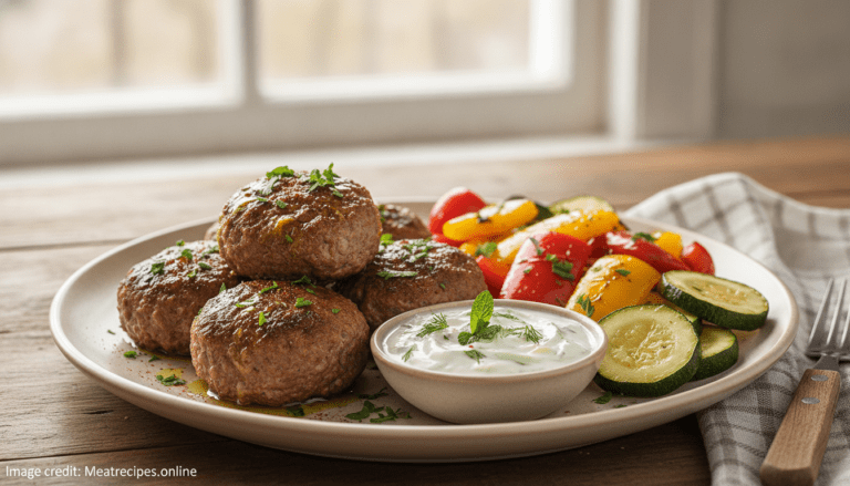 ground lamb meatballs