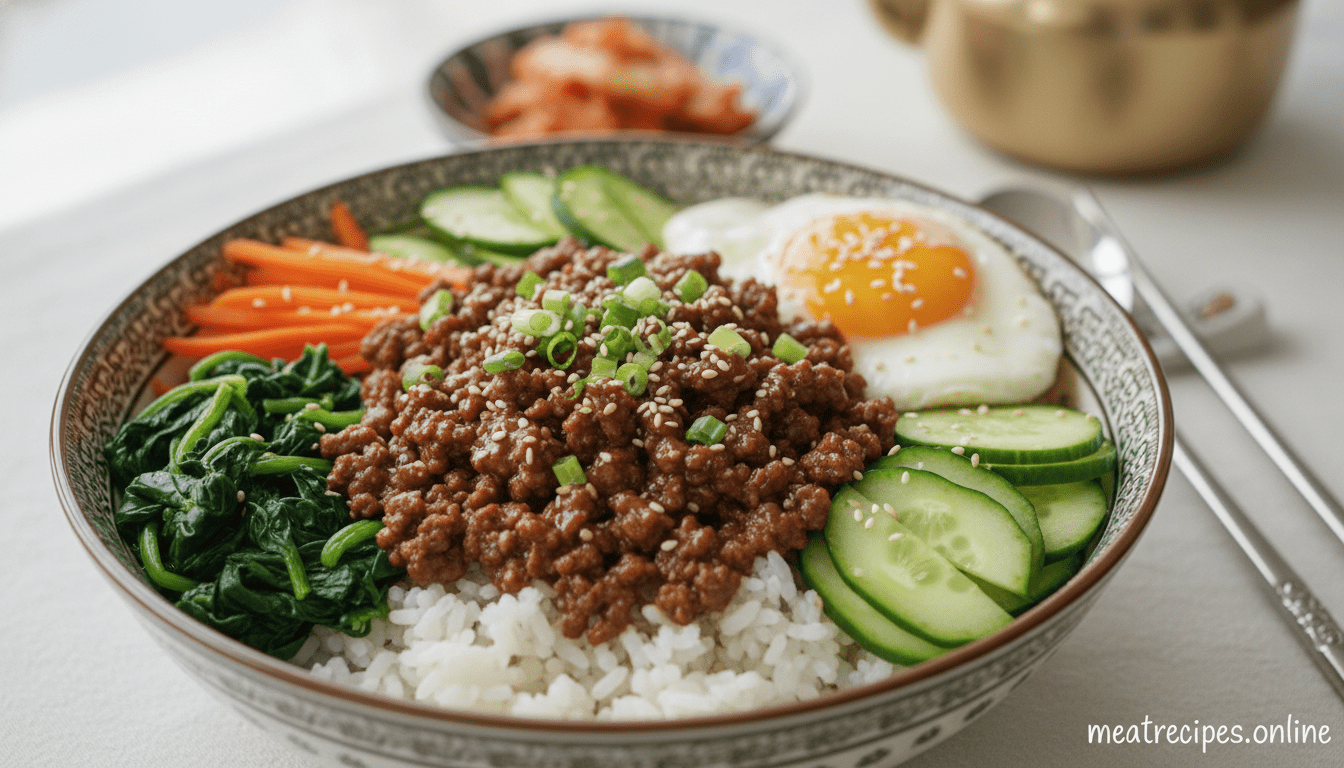 korean ground beef bowl