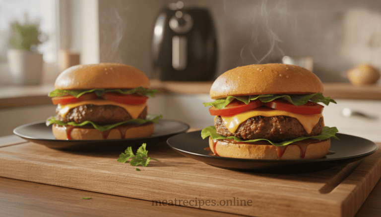 air fryer hamburger recipes